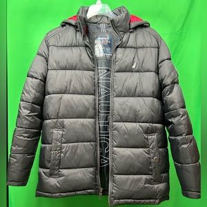 Nautica Puffer Jacket for Men. Black. Size M.